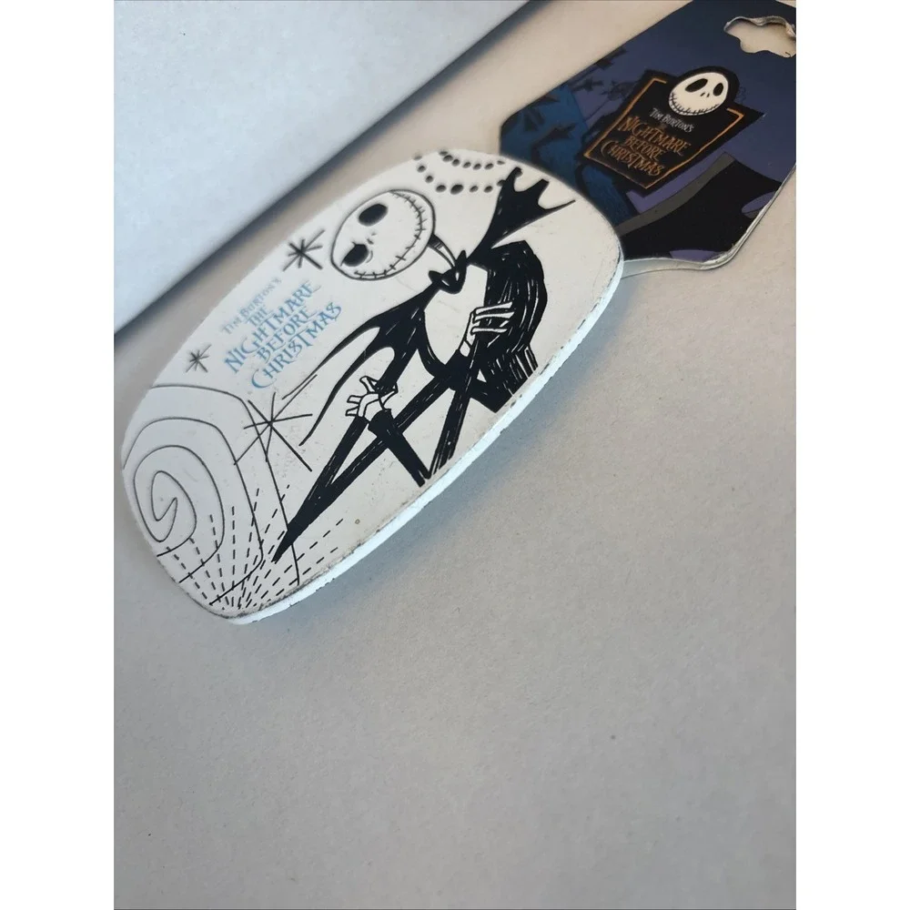 Disney Nightmare Before Christmas Jack Skellington Metal Belt Buckle White WEAR